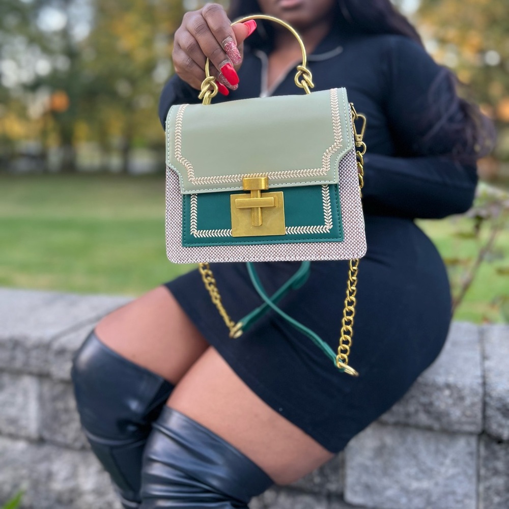 Green crossbody